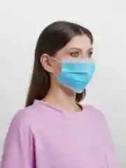 Медицинские маски трехслойные, одноразовые, защитные, 5 штук