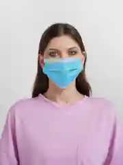 Медицинские маски трехслойные, одноразовые, защитные, 5 штук