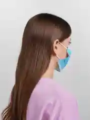 Медицинские маски трехслойные, одноразовые, защитные, 5 штук