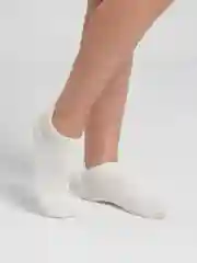 Белый короткие хлопковые носки (9 цветов)