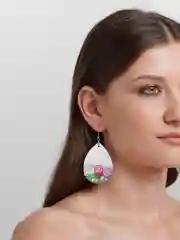 Серьги из бамбука