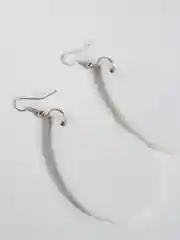 Серьги из бамбука