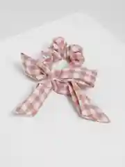 Розовый заколка для волос, резинка, бант