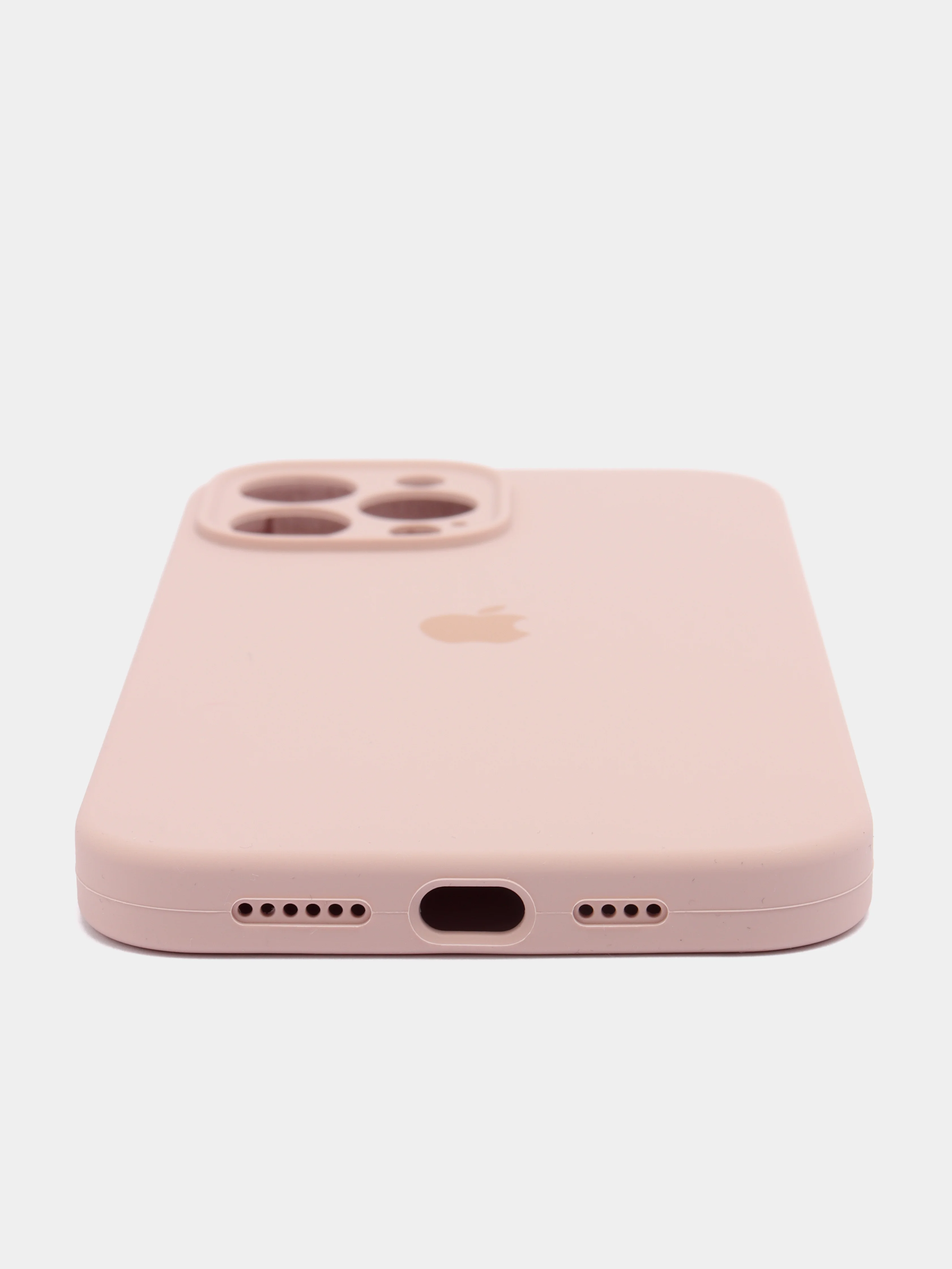 Пудровый чехол силиконовый для iPhone 13, 13 Pro, 13 Pro Max, с закрытым низом