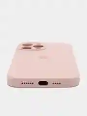 Пудровый чехол силиконовый для iPhone 13, 13 Pro, 13 Pro Max, с закрытым низом