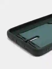 Зеленый чехол Xiaomi Redmi 9A, Сяоми Редми 9А, силиконовый, с карманом для карты