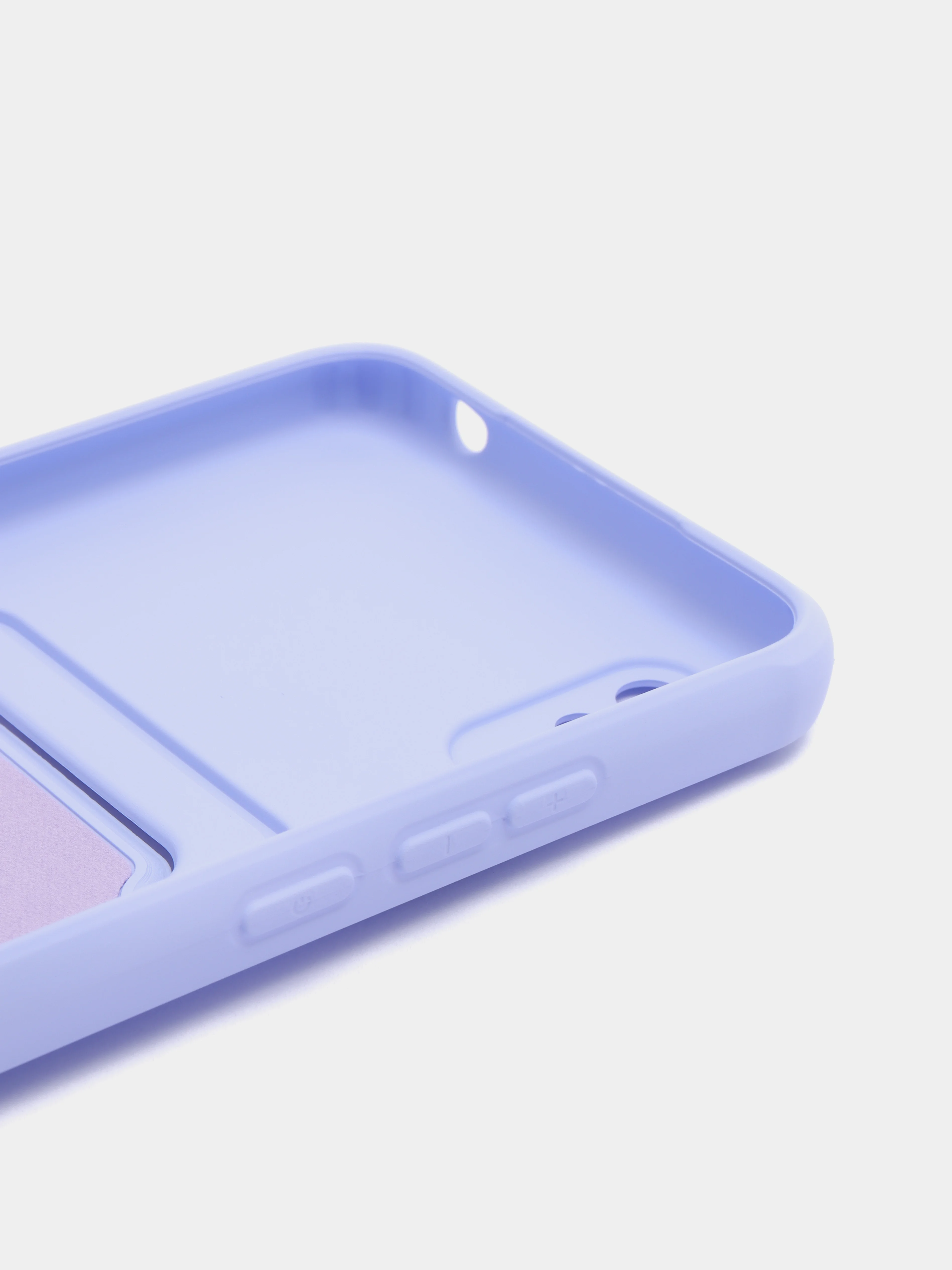 Лавандовый чехол Xiaomi Redmi 9A, Сяоми Редми 9А, силиконовый, с карманом для карты