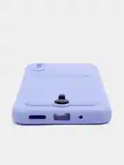 Лавандовый чехол Xiaomi Redmi 9A, Сяоми Редми 9А, силиконовый, с карманом для карты