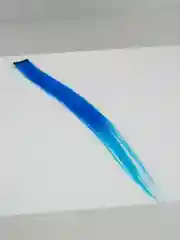 Голубой цветные и двухцветные накладные пряди / локоны волос на заколке-зажиме