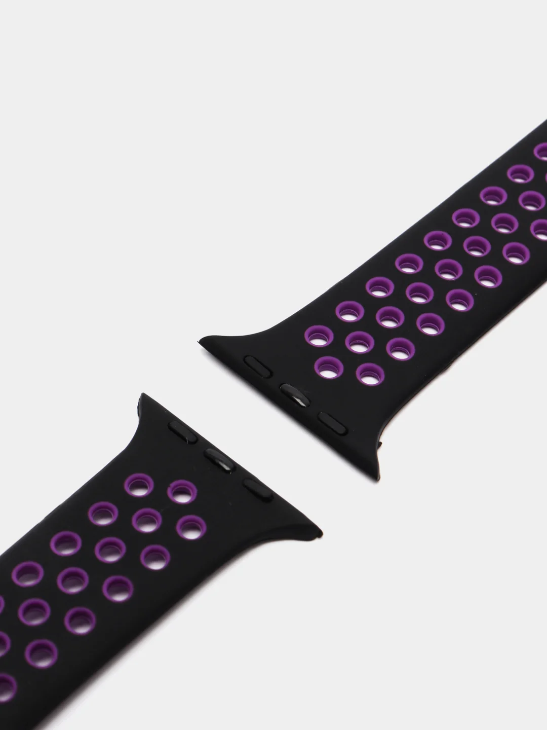 Черный силиконовый ремешок InnoZone Vent Apple Watch 38-40 мм, 42-44 мм