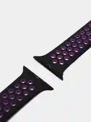 Черный силиконовый ремешок InnoZone Vent Apple Watch 38-40 мм, 42-44 мм