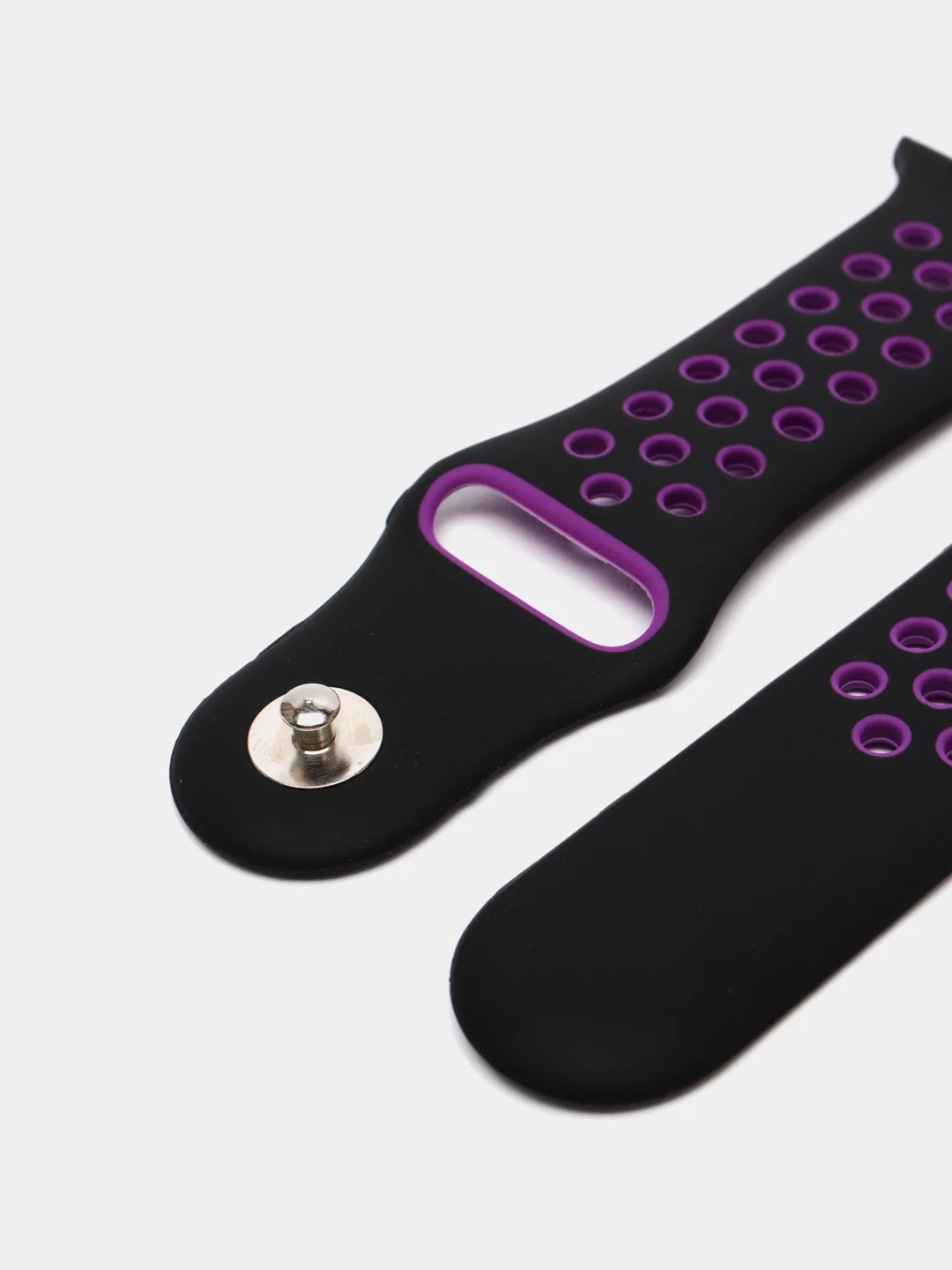 Черный силиконовый ремешок InnoZone Vent Apple Watch 38-40 мм, 42-44 мм