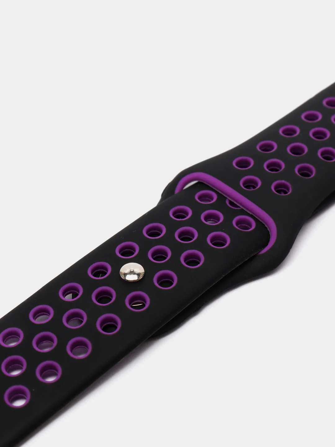 Черный силиконовый ремешок InnoZone Vent Apple Watch 38-40 мм, 42-44 мм