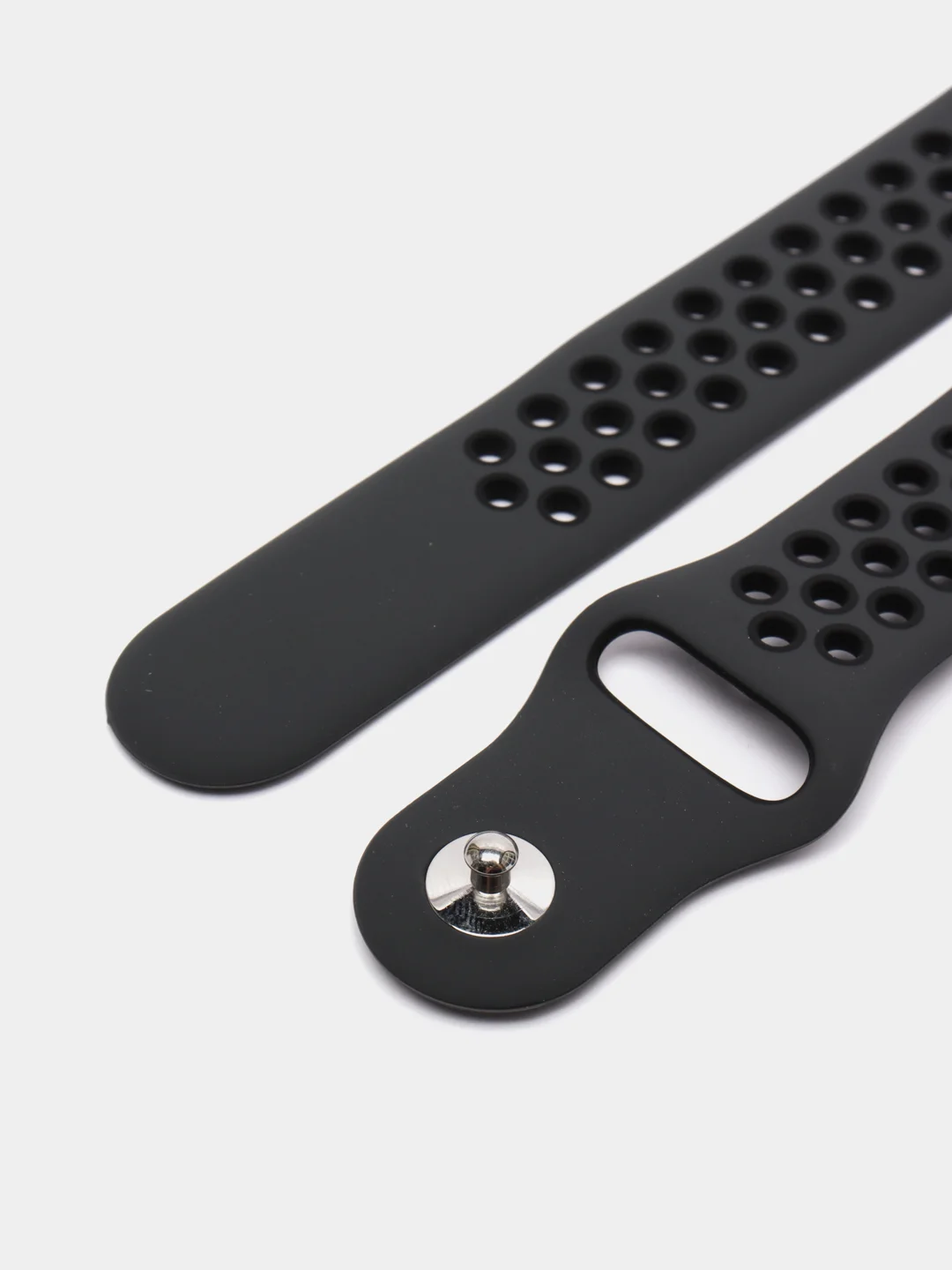 Хром силиконовый ремешок InnoZone Vent Apple Watch 38-40 мм, 42-44 мм
