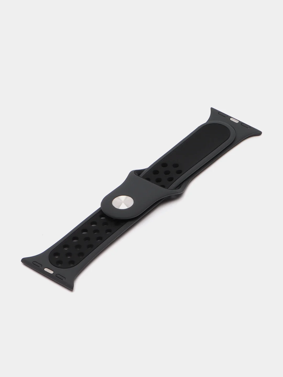 Хром силиконовый ремешок InnoZone Vent Apple Watch 38-40 мм, 42-44 мм