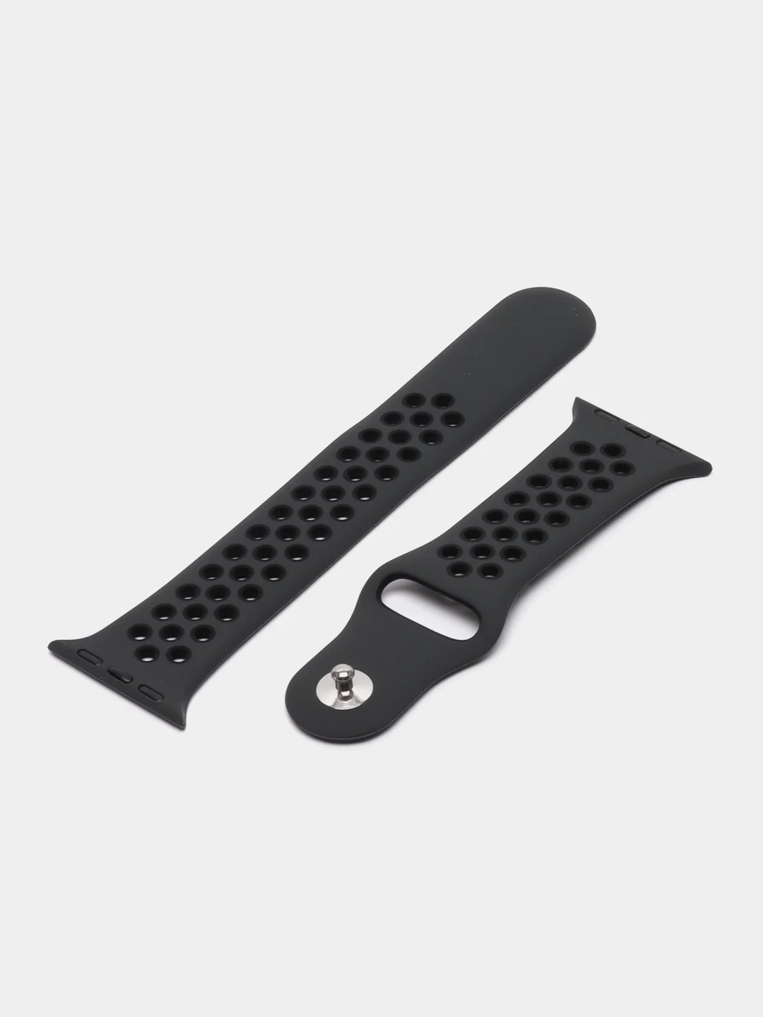 Хром силиконовый ремешок InnoZone Vent Apple Watch 38-40 мм, 42-44 мм