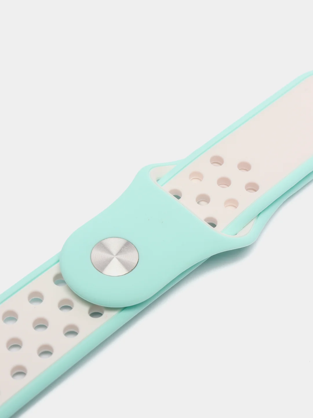 Мятный силиконовый ремешок InnoZone Vent Apple Watch 38-40 мм, 42-44 мм