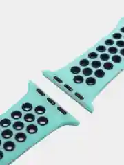 Бирюзовый силиконовый ремешок InnoZone Vent Apple Watch 38-40 мм, 42-44 мм