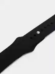 Черный силиконовый ремешок для Apple Watch 38-40-41 мм, 42-44-45 мм, размеры S, M, спортивный