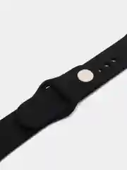Черный силиконовый ремешок для Apple Watch 38-40-41 мм, 42-44-45 мм, размеры S, M, спортивный