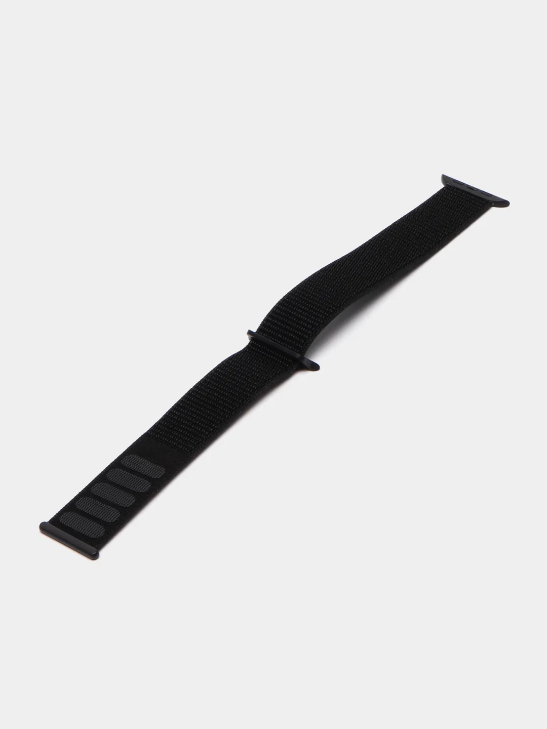 Черный нейлоновый ремешок Apple Watch 38-40мм, 42-44мм, текстильный, тканевый