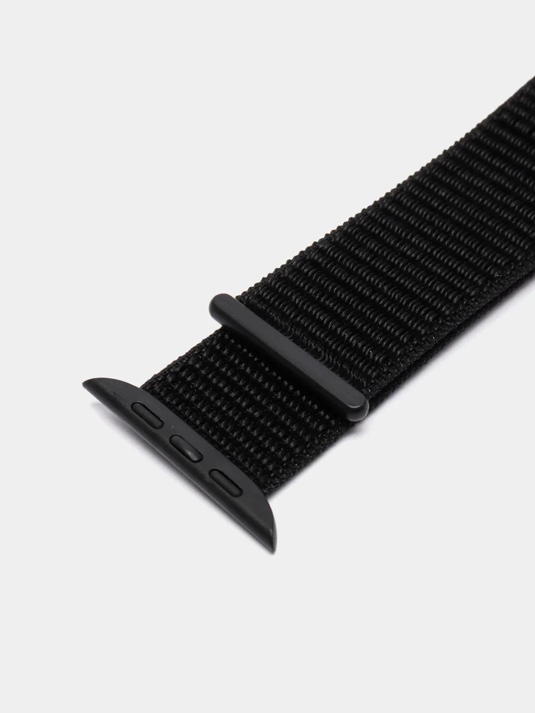 Черный нейлоновый ремешок Apple Watch 38-40мм, 42-44мм, текстильный, тканевый