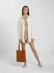 Коричневый сумка шоппер