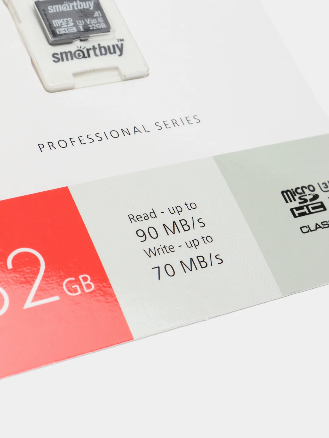Карта памяти MicroSD SmartBuy Class 10 Pro UHS-U3, 70-90 Мб/с