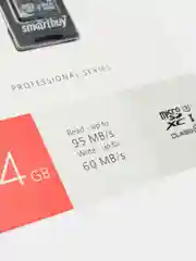 Карта памяти MicroSD SmartBuy Class 10 Pro UHS-I U3, 60/95 Mb/s