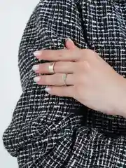 Серебряный разъемные "кольца с бабочкой, с сердцем, любовь/Love", пламя 2 штуки в наборе