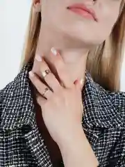Серебряный разъемные "кольца с бабочкой, с сердцем, любовь/Love", пламя 2 штуки в наборе