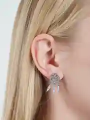 Серебряный серьги "Ловцы снов"