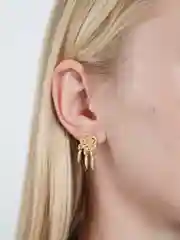 Золотой серьги "Ловцы снов"