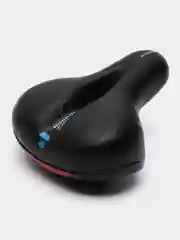 Синий седло на велосипед