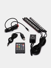 Подсветка салона автомобиля, светомузыка, RGB подсветка, светодиодная подсветка rgb