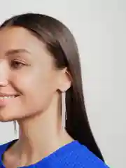 Золотой серьги на Новый год