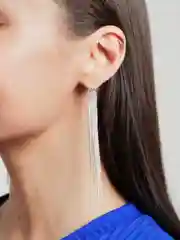 Золотой серьги на Новый год