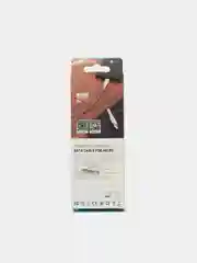 Белый зарядный кабель Borofone BX25 Type-C, Micro USB, Lightning, 2.4A