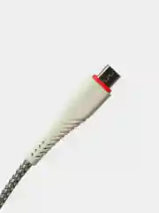 Белый зарядный кабель Borofone BX25 Type-C, Micro USB, Lightning, 2.4A