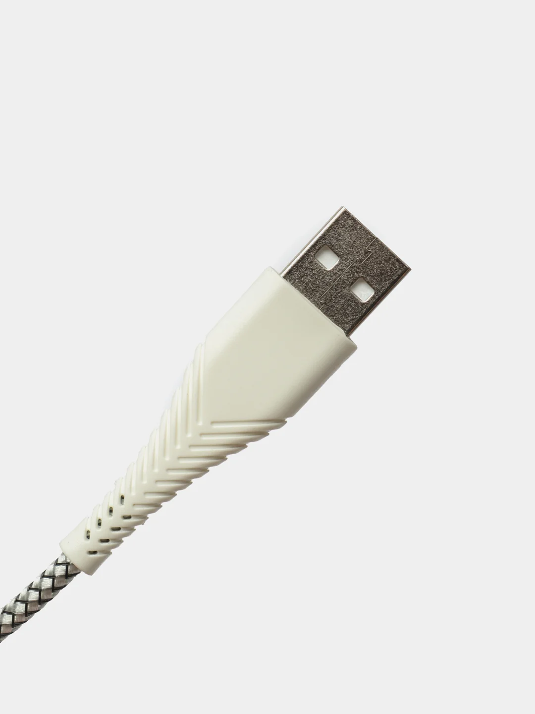 Белый зарядный кабель Borofone BX25 Type-C, Micro USB, Lightning, 2.4A