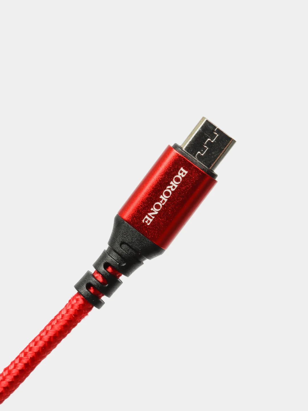 Красный кабель зарядный BOROFONE BX54, 1 м, Micro-USB/Type-C/Lightning, для Android и Apple iPhone