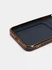 Темно-синий чехол с карманом для карт iPhone 7 8 Plus XR X XS Max 11 Pro Max 12 13 mini айфон про макс
