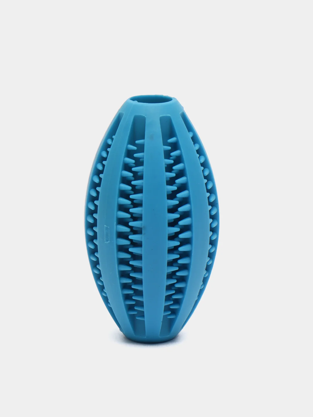 Синий игрушка мяч для чистки зубов с отверстиями для корма, для собак