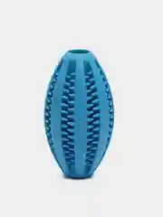 Синий игрушка мяч для чистки зубов с отверстиями для корма, для собак