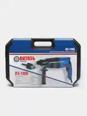 Перфоратор электрический "Витязь" ПЭ-1100, 1100 Вт, 3 режима, SDS-Plus, набор оснастки