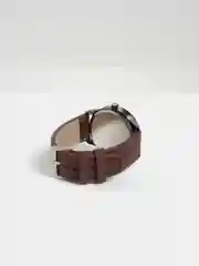 Тёмно-коричневый часы кварцевые мужские