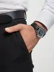 Черный мужские часы