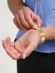 Золотой электронные наручные часы Linary