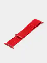 Красный нейлоновый ремешок Apple Watch 38-40мм, 42-44мм, текстильный, тканевый