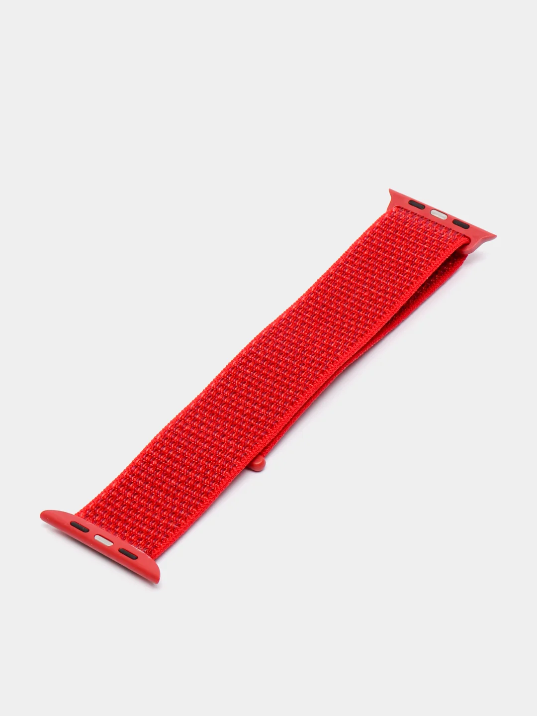 Красный нейлоновый ремешок Apple Watch 38-40мм, 42-44мм, текстильный, тканевый